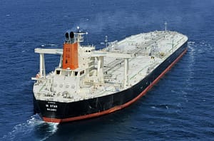 Damaged Oil Tanker