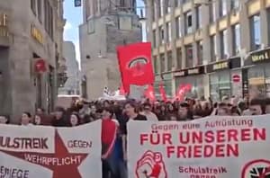German students strike