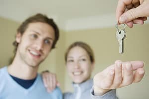Moving house door key