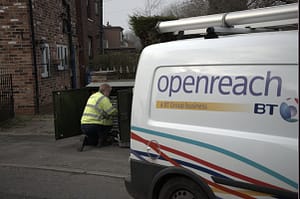 BT Openreach Engineer At Work