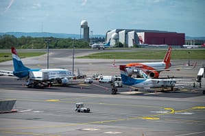 Luxembourg airport on the upswing again