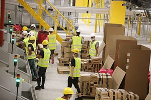 SME confidence edges up despite cautious economic outlook Amazon workers Bodo Schackow DPA Picture Alliance Avalon
