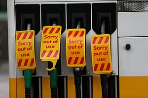 Petrol station with no fuel Tayfun Salci Zuma Press Avalon