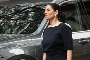 Patel calls for probe as Iran’s London embassy calls for Iranians to ‘sacrifice their lives for the homeland’ Cabinet Meeting Arrivals - Wednesday 27 October 2021 - Downing Street, London