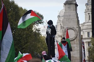 Ministers condemn ‘shameful’ protests as Jewish community faces fresh antisemitism fears Palestine Solidarity March in Central London