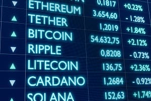 Top companies helping businesses obtain crypto licenses in 2026 Crypto currencies like Bitcoin, Tether, Ripple and other on a trading screen. Frankfurt am Main, Hessen, Germany - Janua