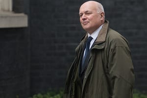 Conservative MP Ian Duncan Smith at Downing Street, London, England, UK on Monday 28 October 2019. Picture by Justin Ng/UPPA/Avalon.