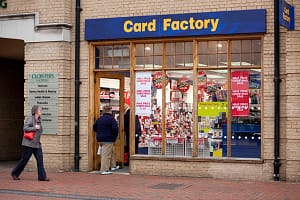 Card Factory sales rise despite pressure on UK consumers High Street Shops in Ely