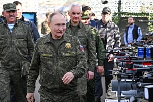 Russian President Vladimir Putin put on military fatigues and visited the Mulino Training Ground in Russia's Nizhny Novgorod Oblast to oversee the active phase of the ongoing joint Russia-Belarus Zapad-2025 strategic exercise on Sept 16, 2025. According t