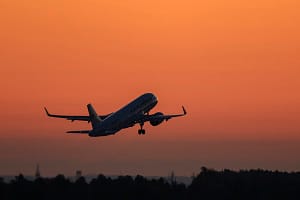 Leipzig/Halle Airport in the morning