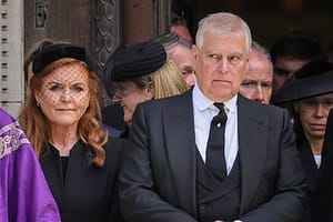 Police assess possible sexual offences in expanding Andrew investigation Duchess of Kent funeral service Royal departures at Westminster Cathedral, London, UK