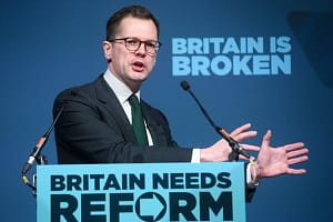 Reform UK Shadow Chancellor Speech at LCW Plaisterers' Hall, London, UK - Wed 18 February 2026