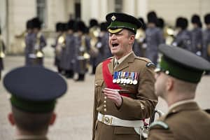 ST PATRICKSÕ DAY PARADE Ð IRISH GUARDS