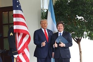 Trump Welcomes President Javier Gerardo Milei of Argentina