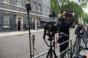 Media in Downing Street, London, UK - Friday 15 May 2026