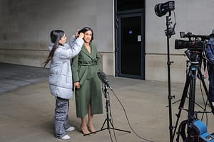 Claire Coutinho, Shadow Energy Secretary, at the BBC for the Sunday morning media round, London, UK