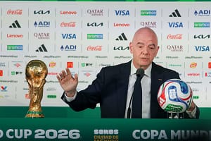 Hospitality sector eyes World Cup windfall after bruising year FIFA President Gianni Infantino News Conference