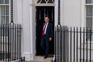 Newly appointed cabinet ministers arrive at Downing Street, London, 20 July 2026
