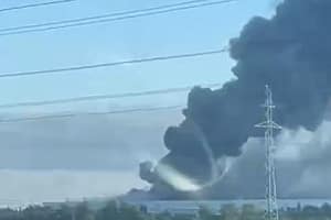 Russia burns X