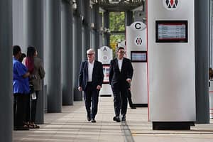 Prime Minister Andy Burnham visits Wolverhampton Bus Station