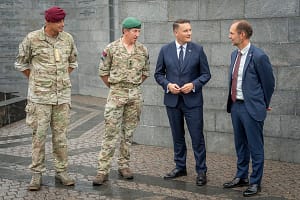 DENMARK The United Kingdom's newly appointed Defense Minister Wes Streeting visits Denmark