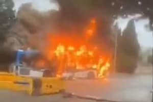 Riot hell erupts in France as school protesters attack police and firefighters French riots