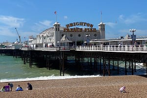 Beach day in Brighton
