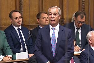 Nigel Farage Commons Parliament TV Live