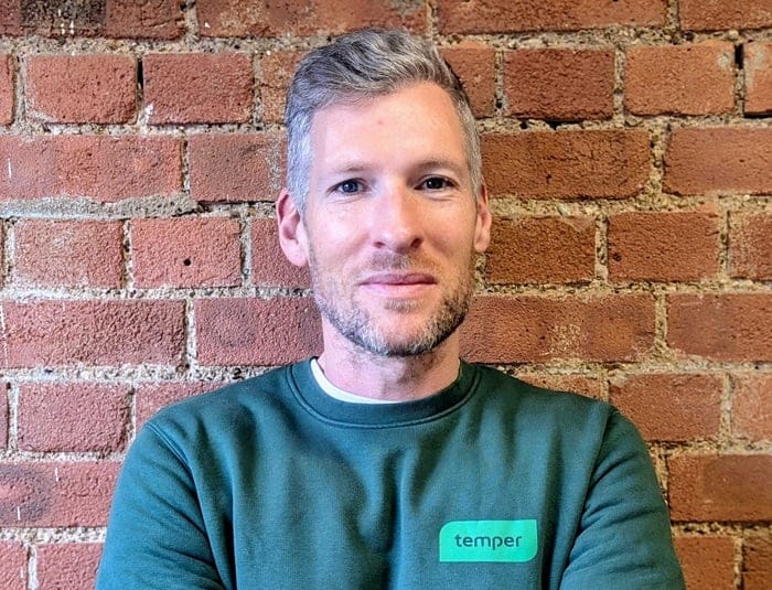 Alex Rose, CEO of Temper UK
