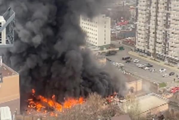 Fib Building Explosion Russia security service FSB building on fire and rocked by โpowerful ...