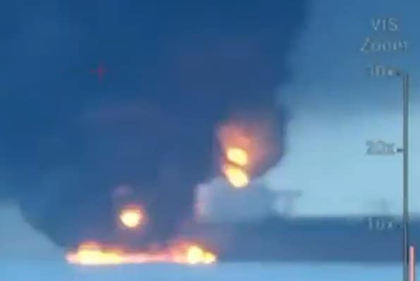 Explosions rock another Russian tanker in the Black Sea - London Business News | Londonlovesbusiness.com