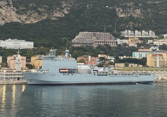 MoD confirms RFA Lyme Bay is 'at heightened readiness as a precaution' in the Med - London Business News | Londonlovesbusiness.com