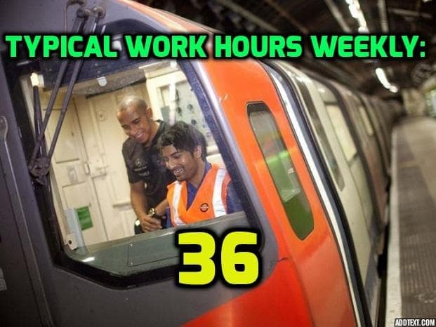 Typical work hours weekly: 36