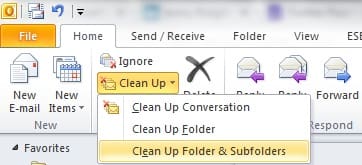 Clean up folder