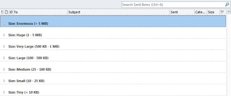 File sizes 2
