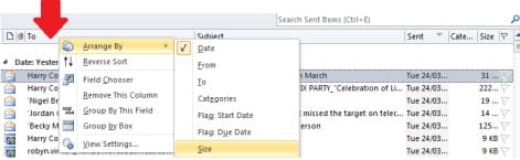 File sizes 1