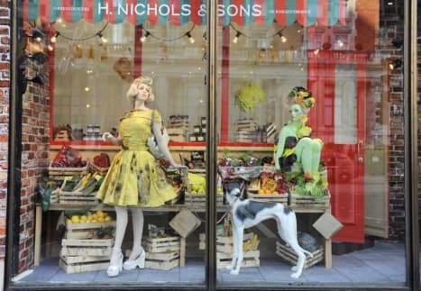 Harvey Nichols Jubilee shop front