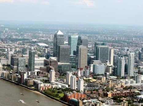 Canary Wharf and the financial district
