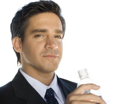 Stock image of smug man