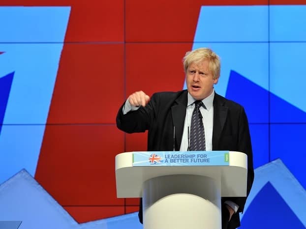 London Mayor Boris Johnson