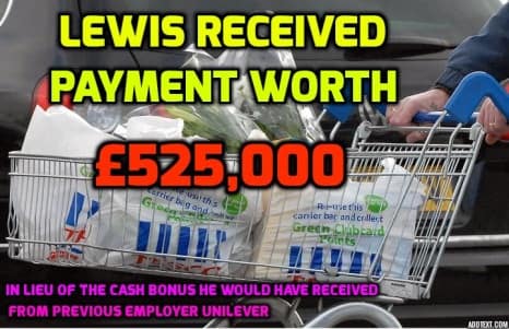 Dave Lewis pay