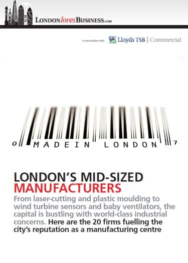London's Top 20 Mid-Sized Manufacturers