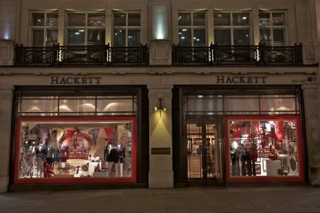 Hackett Jubilee display