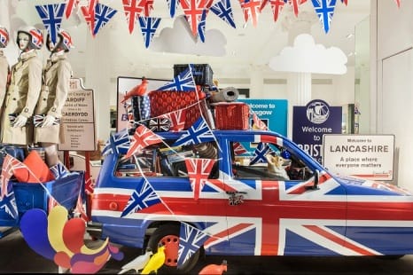 Selfridges Jubilee shop front