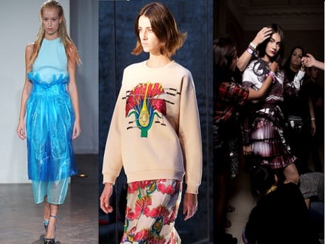 On the ramp: Felde Felder, Christpher Kane and Mary Katrantzou