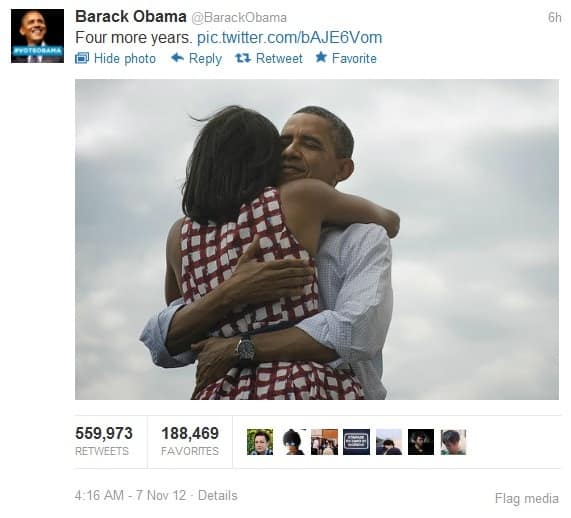 The White House is mine: Obama's tweet after his win