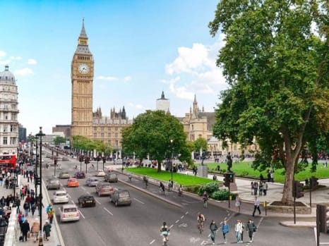 Cycle lane westminster