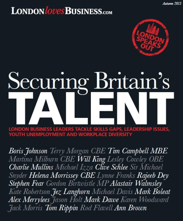 Securing Britain's Talent: front cover