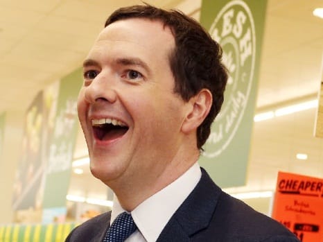 George Osborne laughing