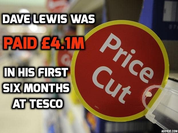 Dave Lewis pay